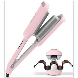 NIB Tymo Rovy Curling Iron Hair Crimper Waver - Beach Waves 1.25 Inch